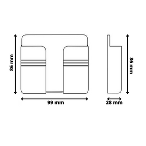 Suporte de Parede Minimalista VND