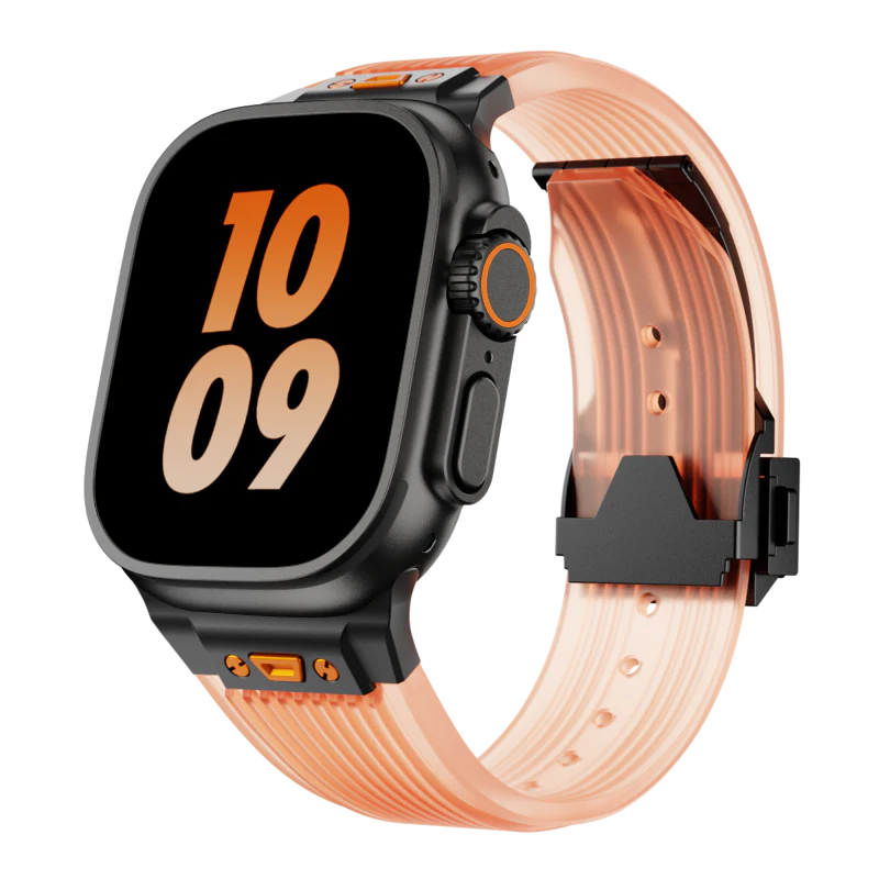 Pulseira para Apple Watch Transparent de Silicone VND