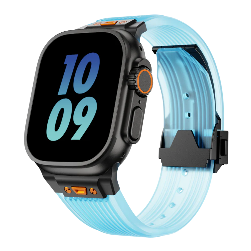 Pulseira para Apple Watch Transparent de Silicone VND