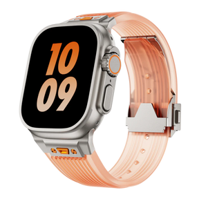 Pulseira para Apple Watch Transparent de Silicone VND