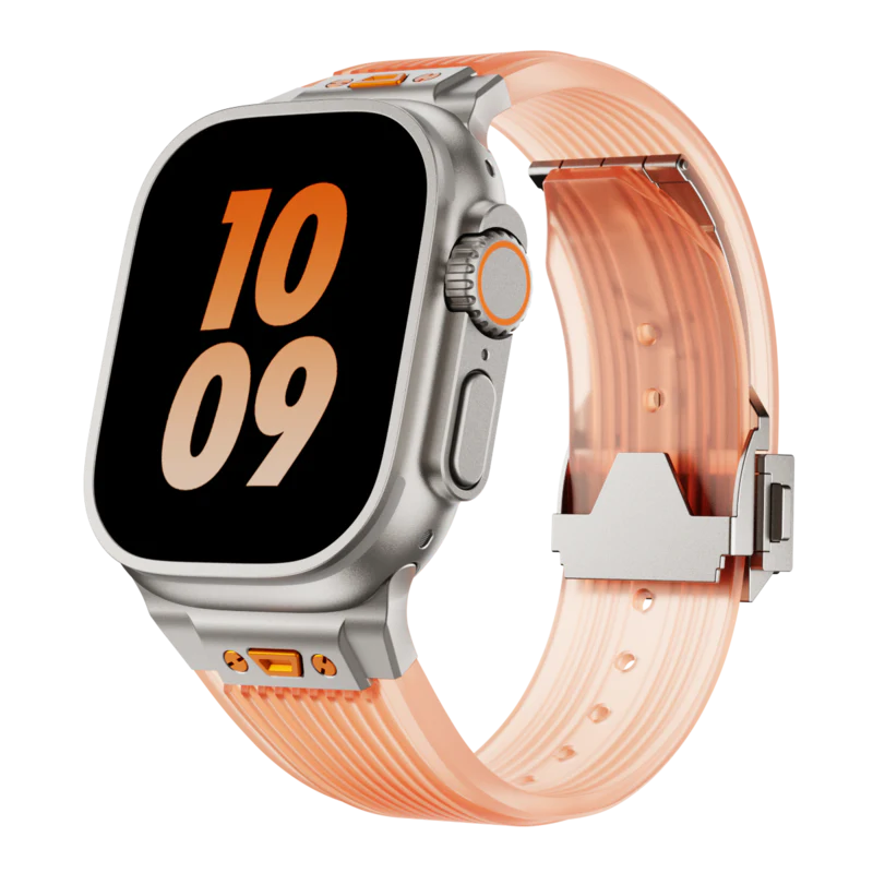 Pulseira para Apple Watch Transparent de Silicone VND