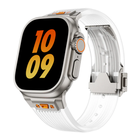 Pulseira para Apple Watch Transparent de Silicone VND