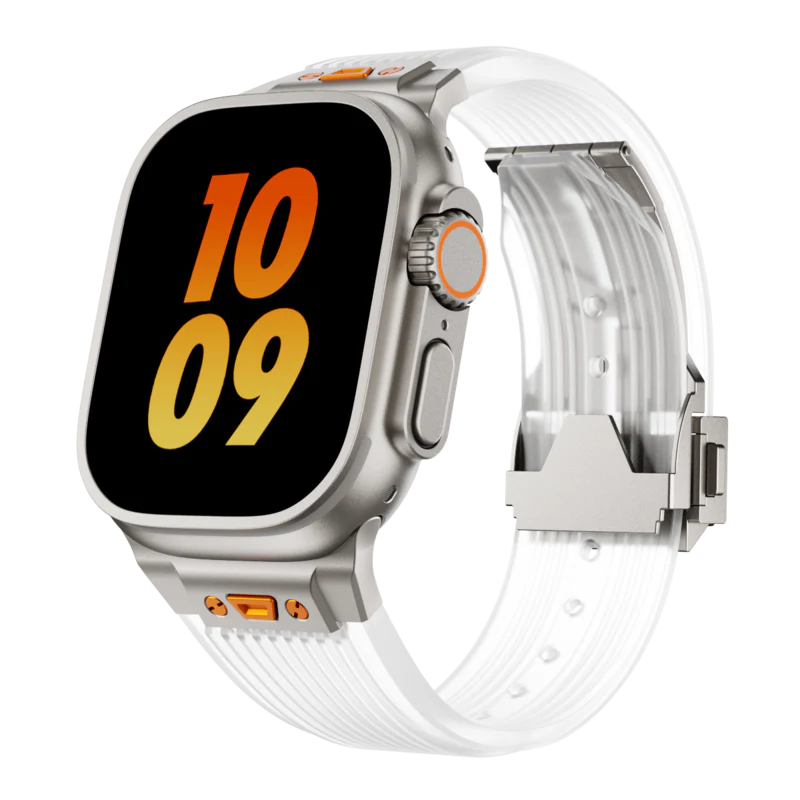 Pulseira para Apple Watch Transparent de Silicone VND