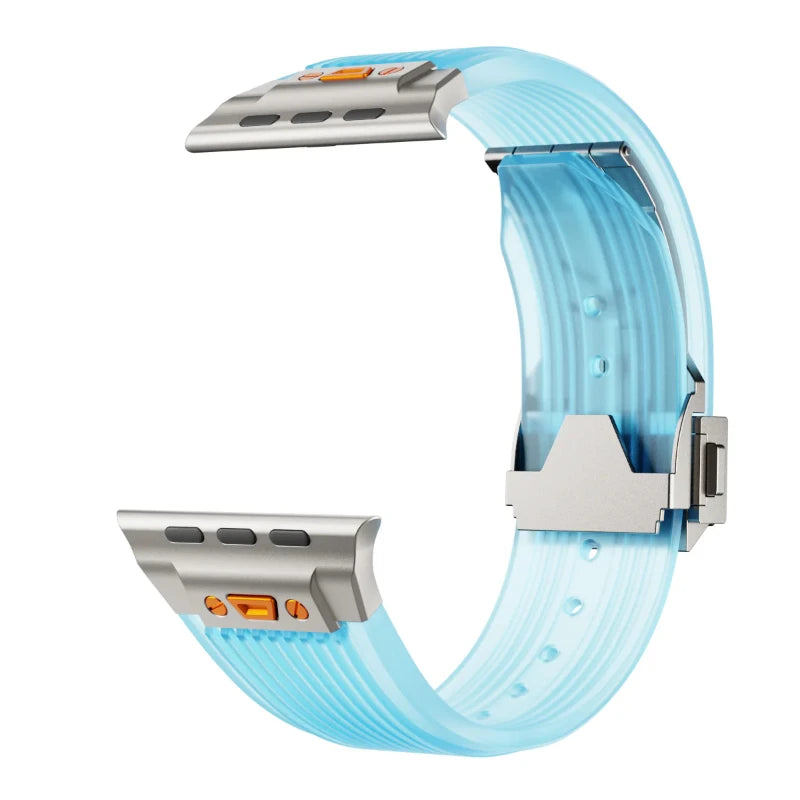 Pulseira para Apple Watch Transparent de Silicone VND