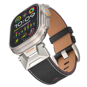 Pulseira para Apple Watch Fenix de Couro VND