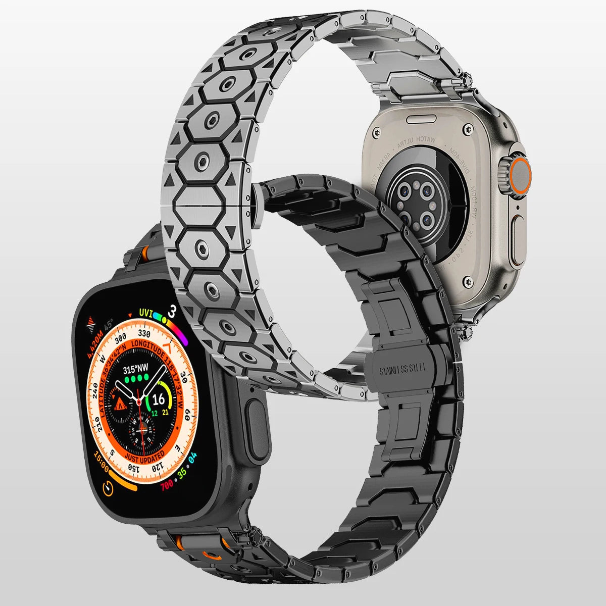 Pulseira para Apple Watch Revenge de Titânio VND