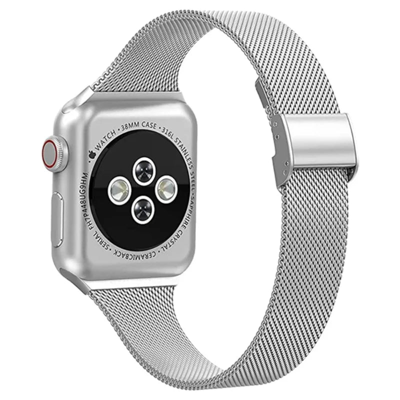 Pulseira para Apple Watch Luxor Milanese de Aço VND